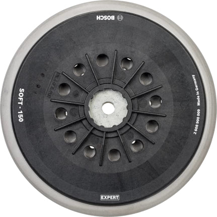 Bosch Stützteller, EXPERT Multihole, 150 mm, schwarz, grau