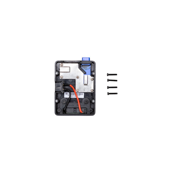 Fxlion NANO V-Mount-Platte – 62 × 83,5 × 23 mm, 54 g, Schrauben enthalten – Schwarz