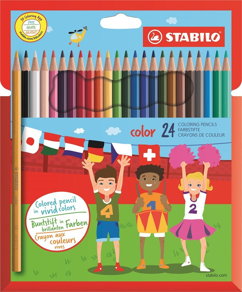 STABILO Buntstifte – 24 Farben