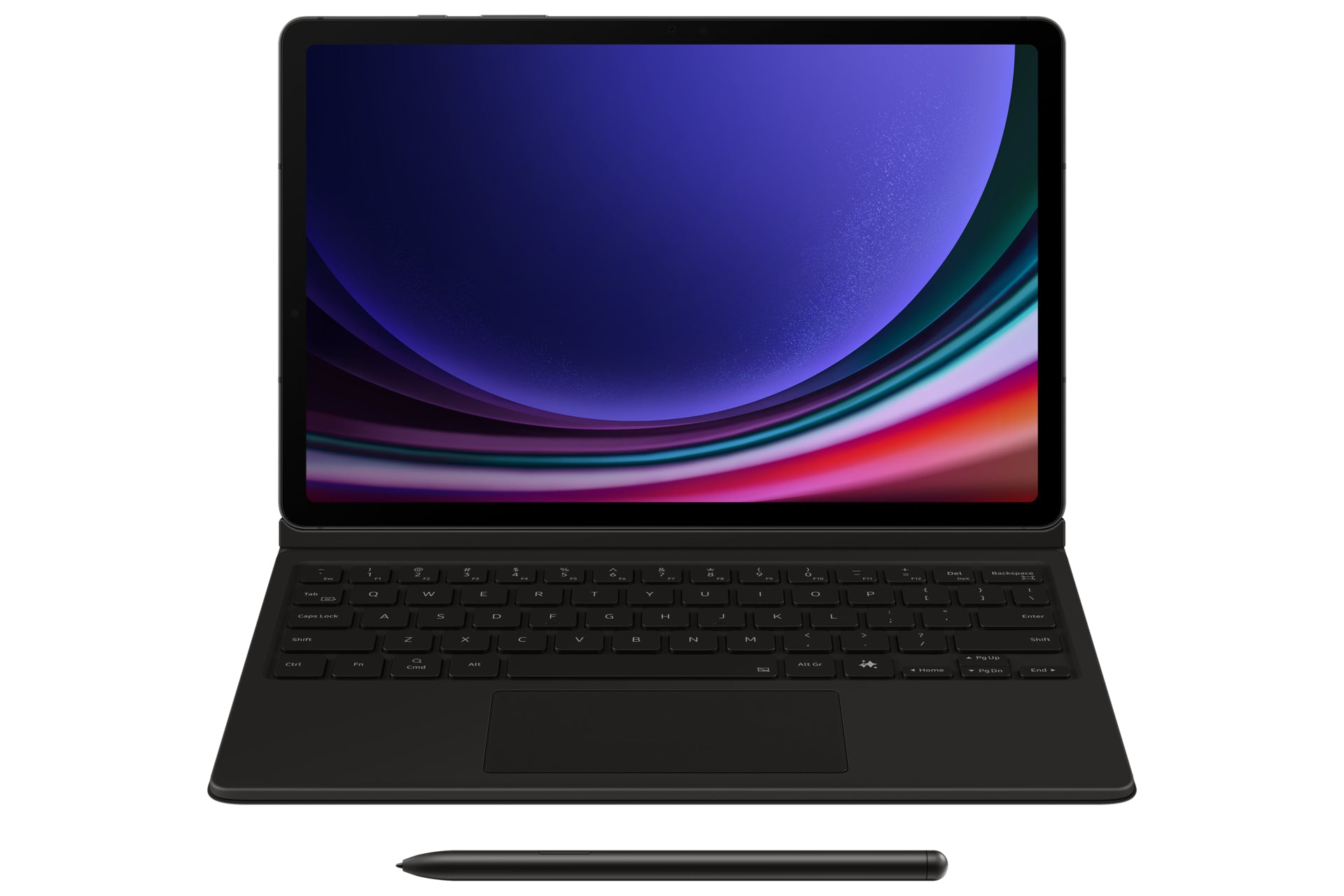 Samsung Für Galaxy Tab S9 11", Galaxy Tab S9 FE 11" – EN – Schwarz