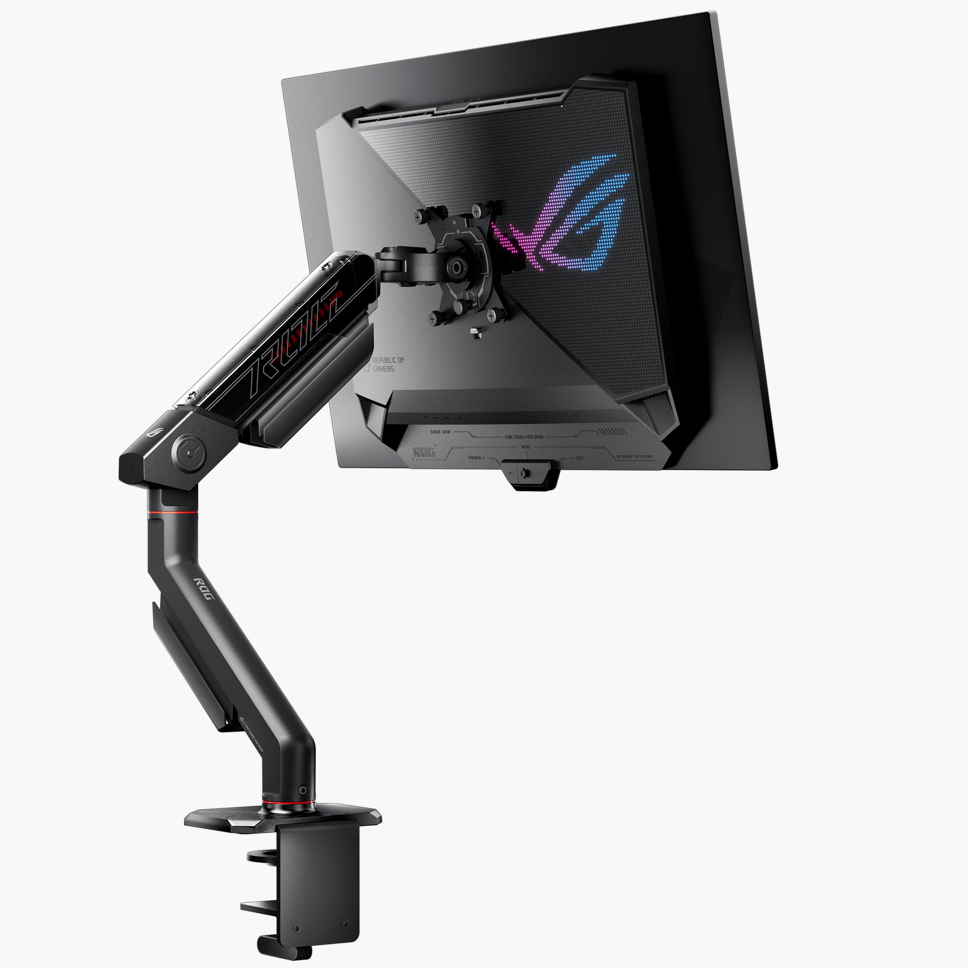 ASUS AAS01R – Monitorarm Tischhalterung – Klemme/Durchführung – bis 49" – VESA 100×100 mm – bis 13,5 kg