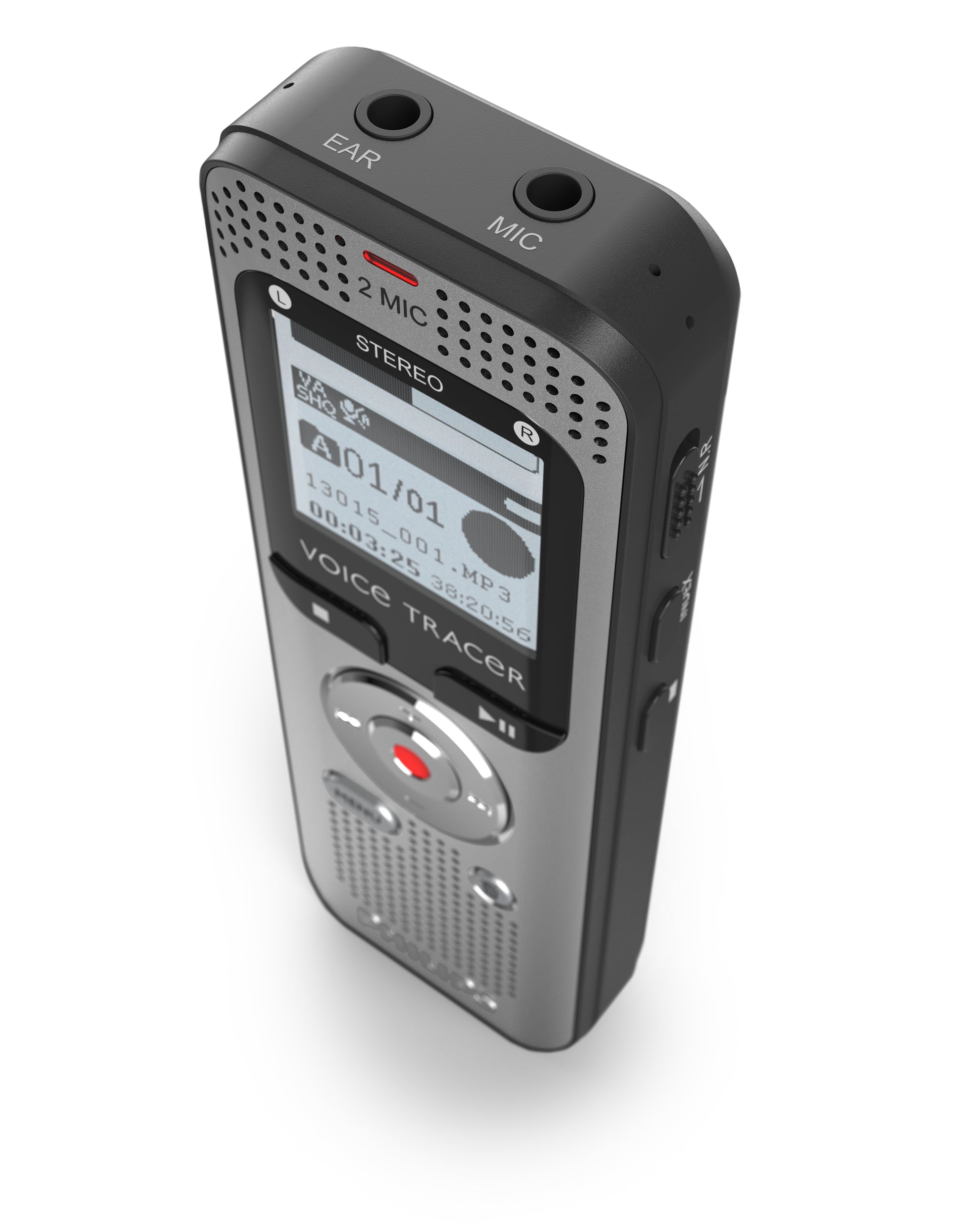 Philips VoiceTracer DVT2015 – Digitales Diktiergerät, bis 2370 h, 8 GB, 3,5 mm