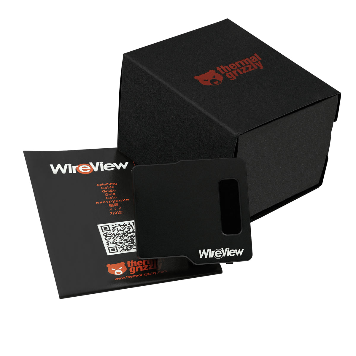 Thermal Grizzly WireView GPU 1x12VHPWR Normal – GPU-Bausatz, Aluminium – für Universal-Gehäuse – 1 Stück