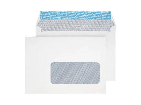 Goessler Couvert C4, Fenster rechts, Haftklebung, weiss, 120 g/m² – 250 Stk.