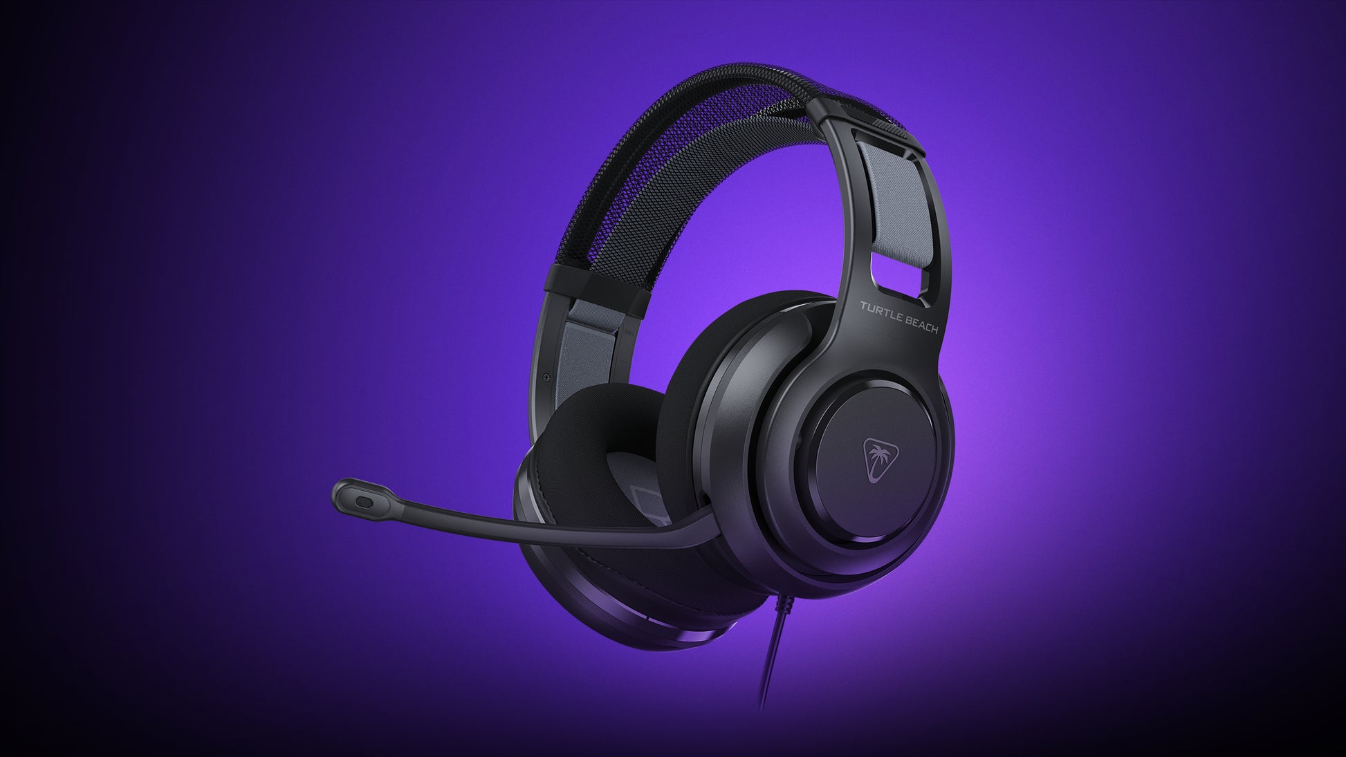Turtle Beach Atlas 200 – Gaming-Headset – 3,5 mm, USB-A-Adapter, Waves 3D Audio – Schwarz