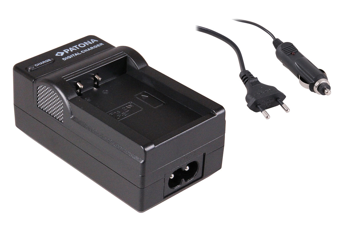 PATONA 1676 Akkulader – für Canon LP-E17, 9967B001, 9967B002 und andere – 1-fach, AC & Zigarettenanzünder