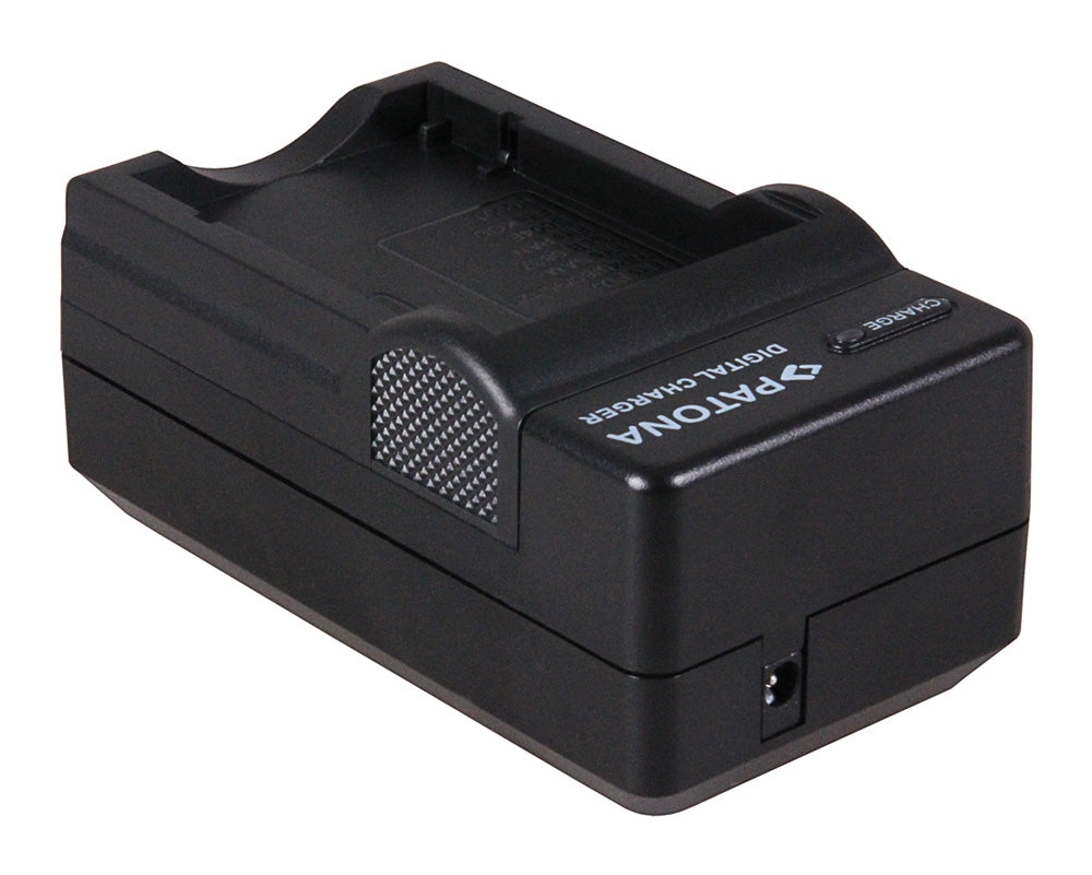 PATONA 1513 Akkulader – für Fujifilm NP-40, D-LI8, NP-95 und andere – 1-fach, AC + KFZ-Adapter