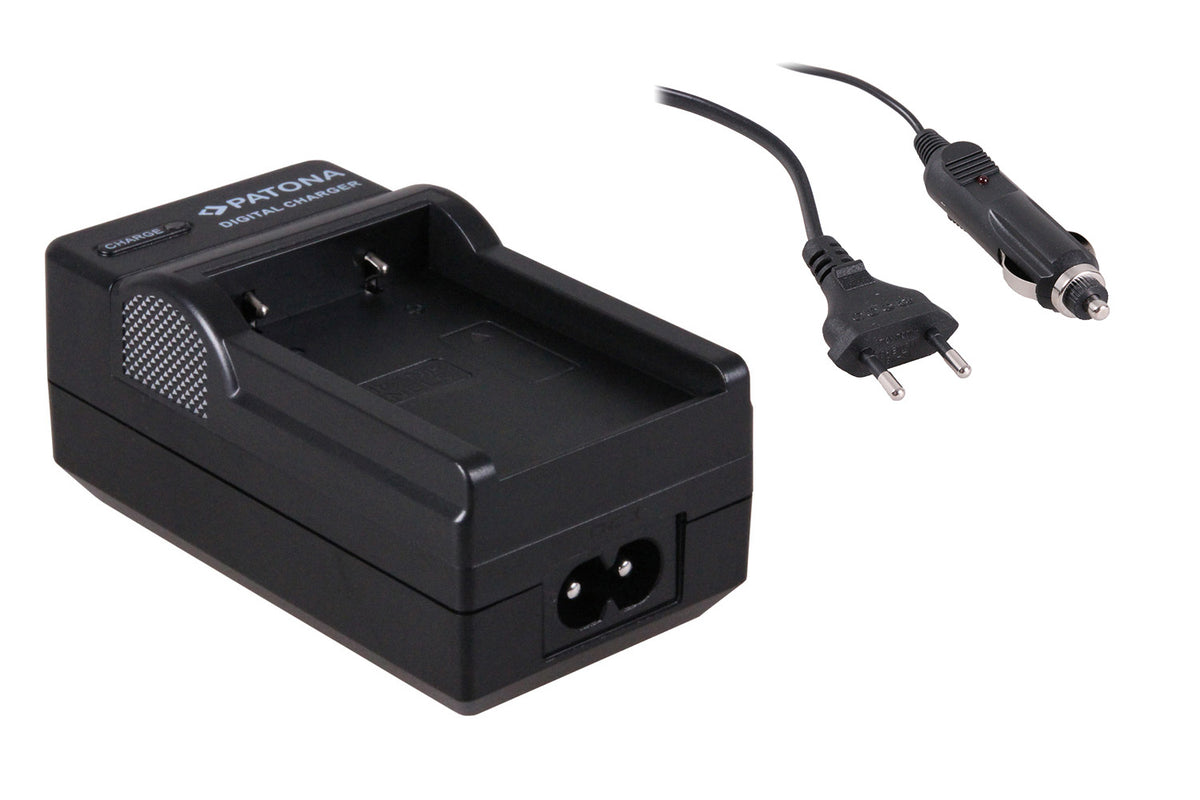 PATONA Batterieladegerät 1537 – AC, inkl. KFZ-Adapter, schwarz – für Nikon EN-EL5