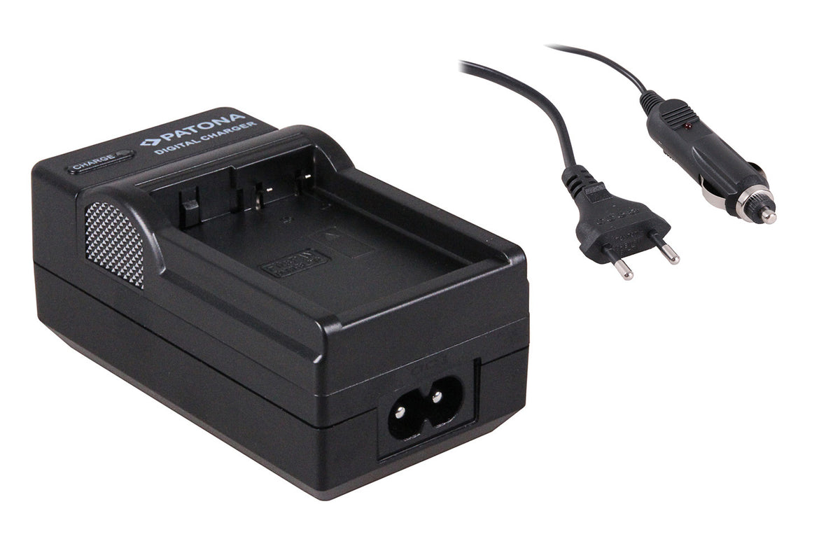 PATONA Ladegerät – inkl. KFZ-Adapter – für BLC12, BLC12PP, DMW-BLC12 E