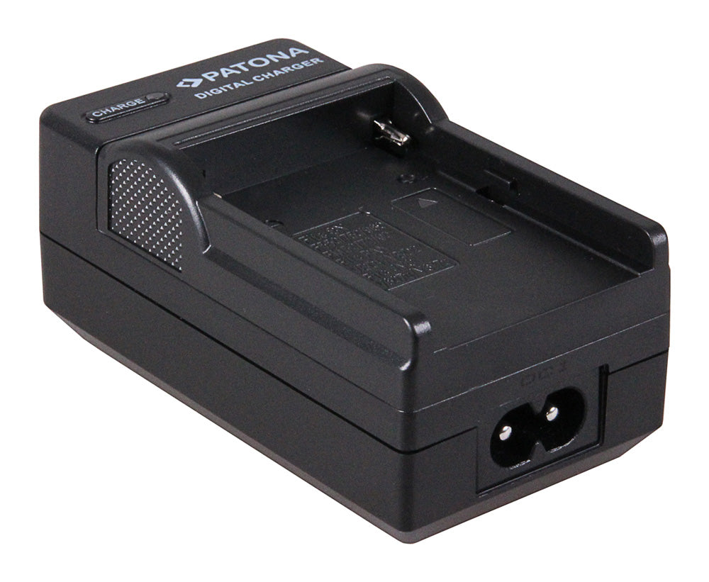 PATONA 1525 Batterieladegerät (inkl. KFZ-Adapter) – für Sony NP-FM50, NP-QM51, NP-QM71 und andere