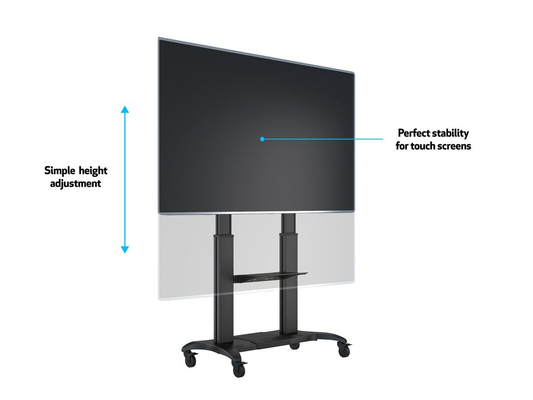 Multibrackets M Floorstand 180 HD – Displayständer, höhenverstellbar, für 98", VESA 900×600, bis 90 kg