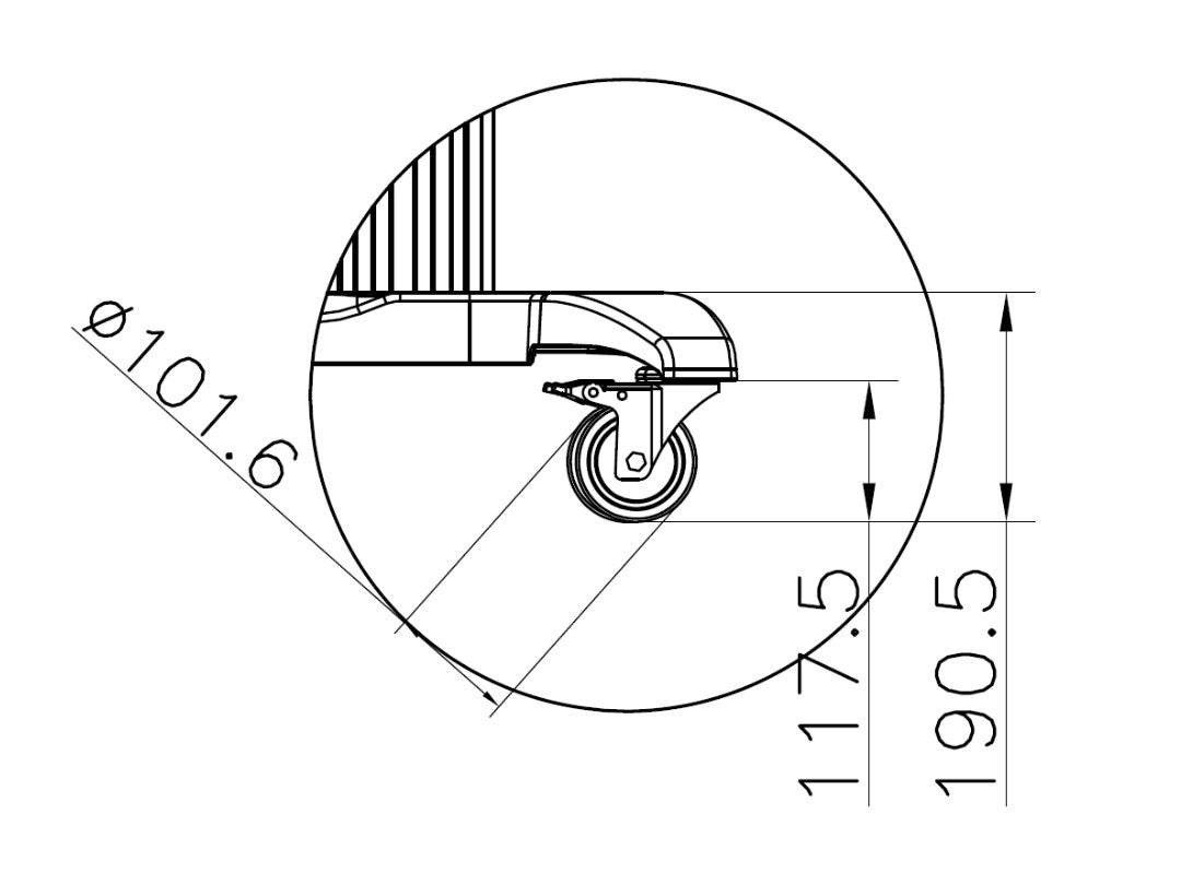 Multibrackets M Floorstand 180 HD – Displayständer, höhenverstellbar, für 98", VESA 900×600, bis 90 kg