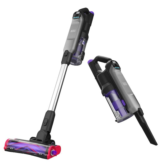 Black & Decker BLACK+DECKER Stabstaubsauger BHFEA640WP – 2-in-1, 4000 mAh, 0,8 l, Akkubetrieb