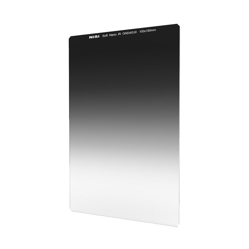 NiSi Soft Nano GND4 Grauverlaufsfilter 100 × 150 mm – ND4 (2 Blenden) – Grau – 1er-Pack