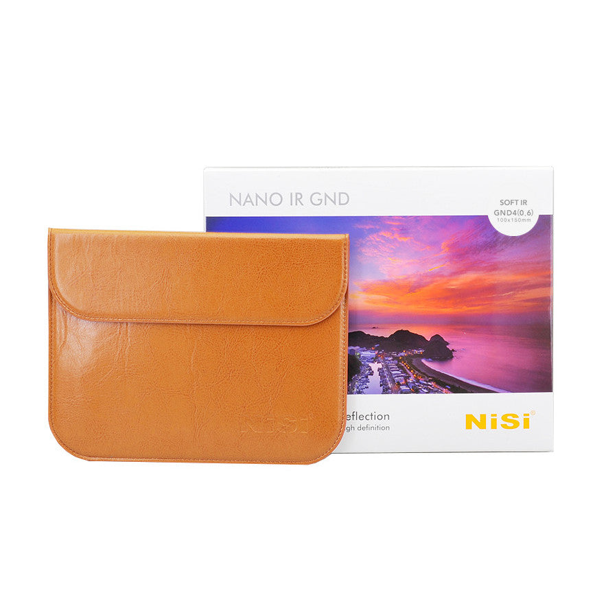 NiSi Soft Nano GND4 Grauverlaufsfilter 100 × 150 mm – ND4 (2 Blenden) – Grau – 1er-Pack