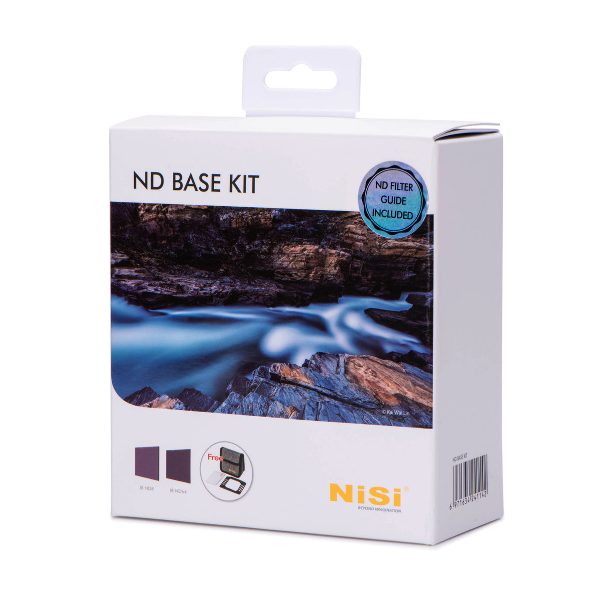 NiSi ND Basis Kit 100 mm Neutraldichte-Filter – ND8, ND64 (6 Blendenstufen) – Violett – 2er-Pack