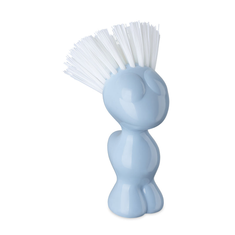 Koziol Tweetie – Gemüsebürste 7,3 × 6,6 × 12,9 cm, Kunststoff, Hellblau