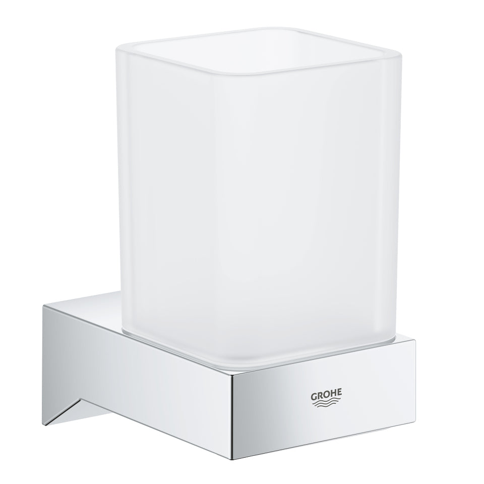 GROHE Zahnbürstenhalter – Glas, 6,2×10,6 cm, Weiss matt