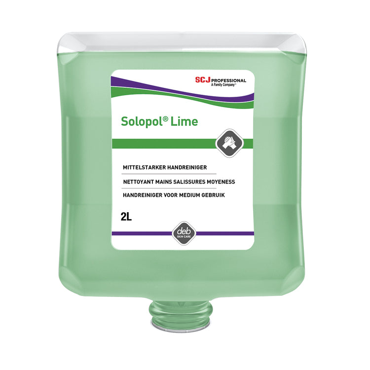 Deb Stoko Handwaschpaste Solopol Lime – Limette – Kartusche – 2 l