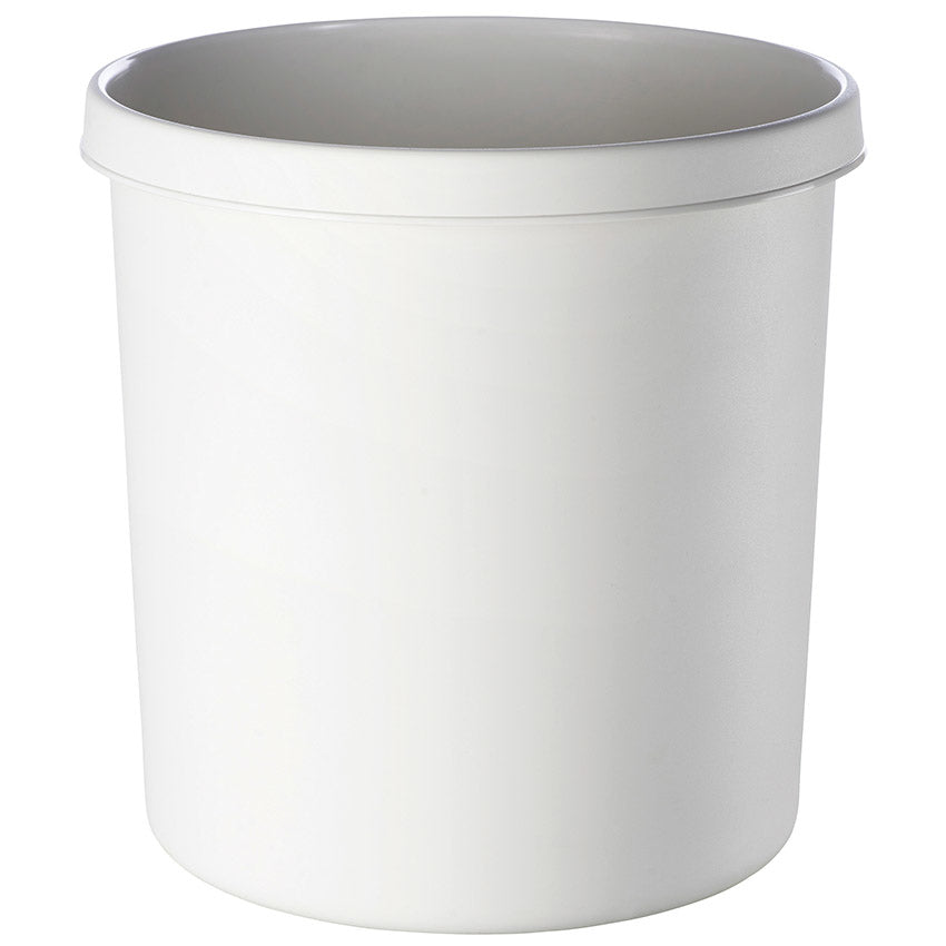 Helit Sicherheitspapierkorb – 12 l – Kunststoff, schwarz – schwer entflammbar – Ø 260 × H 270 mm