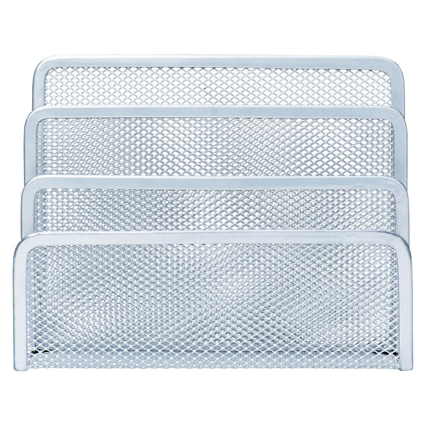 Helit Briefständer – Stahl, Silber, 140 × 105 mm