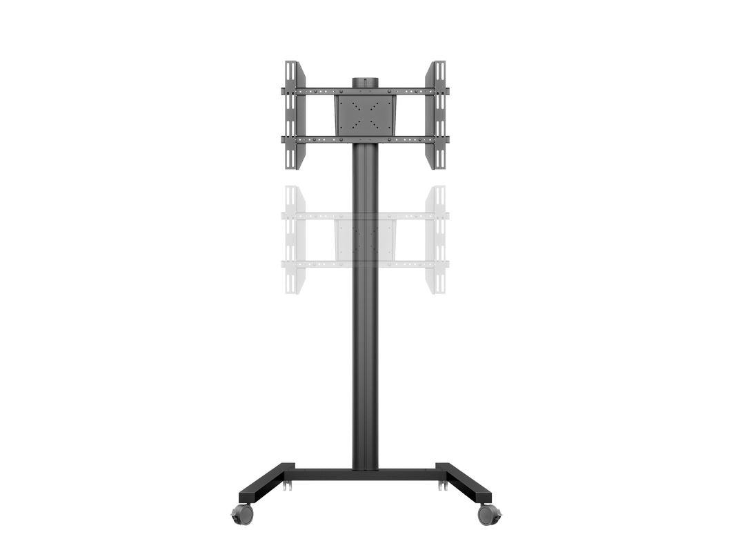 Multibrackets 180 S – Displayständer, fix, höhenverstellbar, für 44", VESA 75×75, bis 50 kg, schwarz