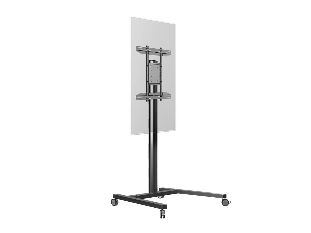Multibrackets 180 S – Displayständer, fix, höhenverstellbar, für 44", VESA 75×75, bis 50 kg, schwarz