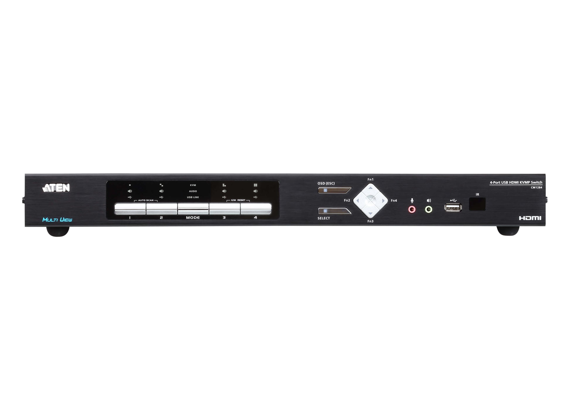 ATEN CM1284 – KVM-Switch – 4-Port, HDMI – 4096 × 2160 @ 30 Hz, Audio