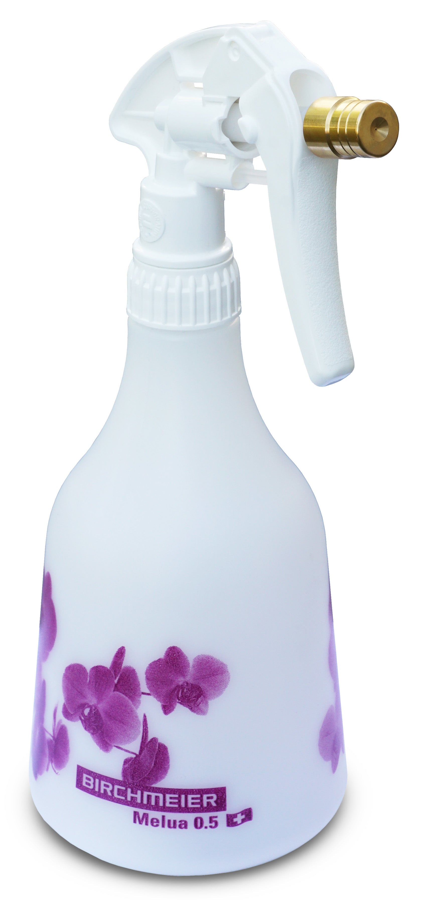 Birchmeier Drucksprüher Melua – 0,5 l – violett/weiß – Kunststoff/ Messing