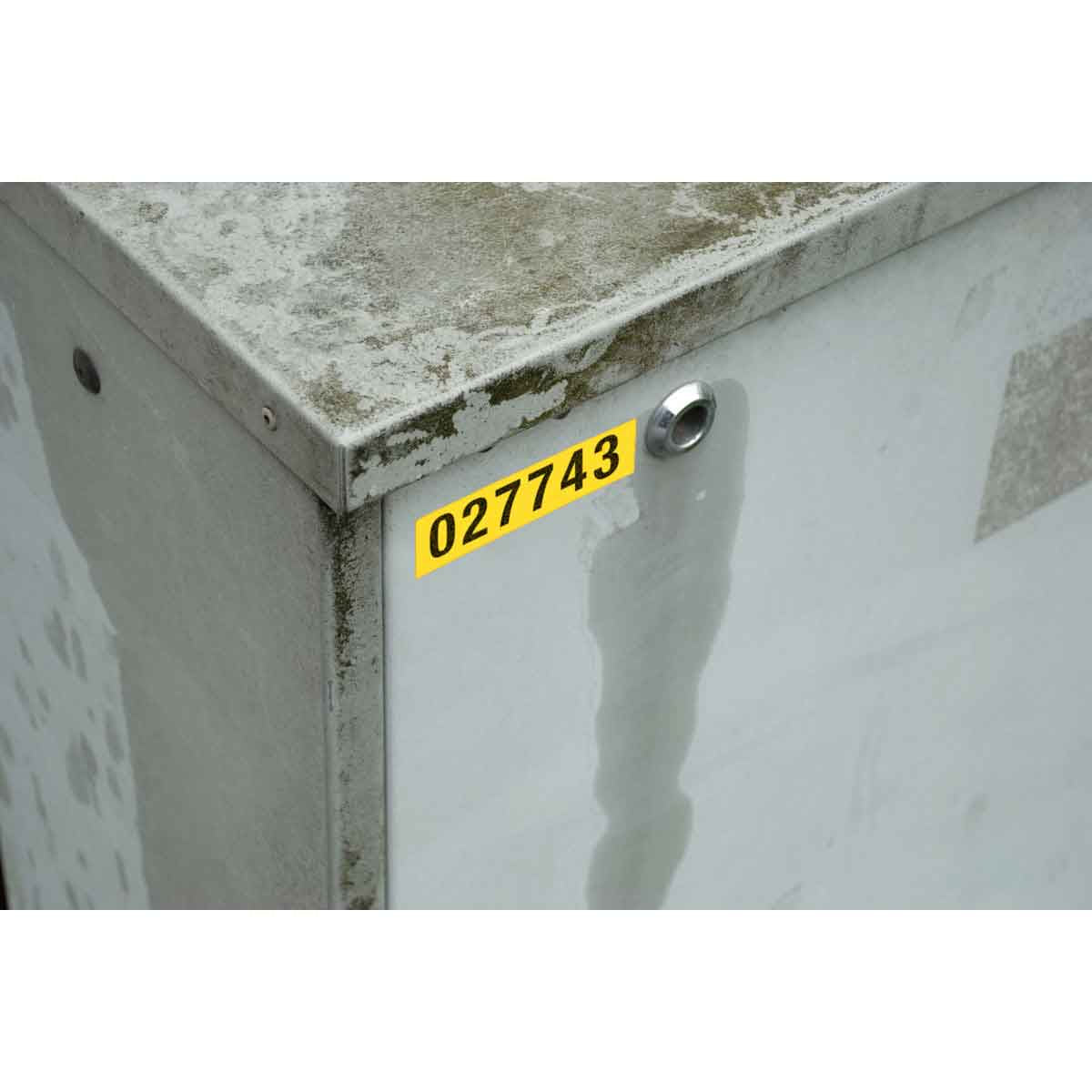 Brady Vinyl-Industrieband – Gelb – 10 mm × 6,4 m, Vinyl, glänzend – für Brady BMP21-PLUS/BMP21-LAB/BMP21