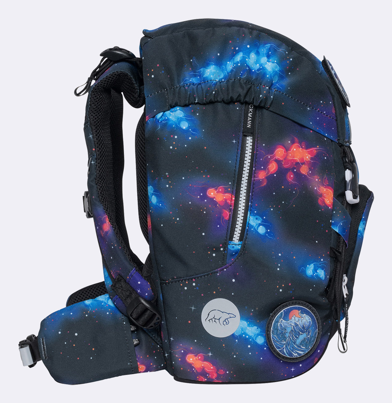 Beckmann Schulrucksack Classic 1st – 6-teilig – Ninja Elements – 24,0×37,0×25,0 cm – recyclingfähig