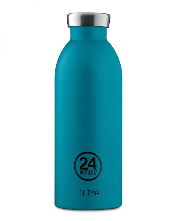 24Bottles Trinkflasche Clima – 5 dl – Edelstahl, isoliert, Schraubverschluss – Atlantic Bay