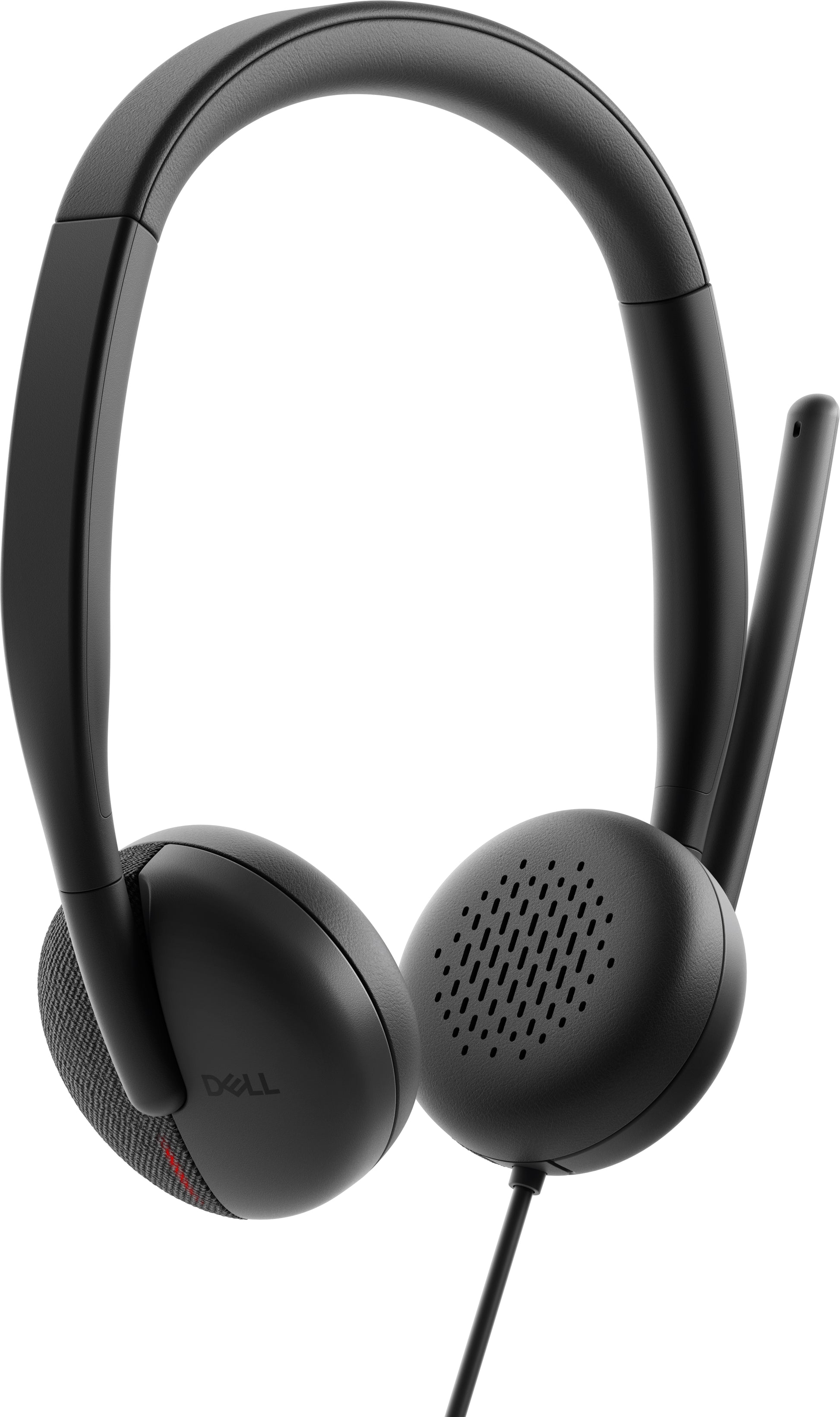 DELL WH3024 Office-Headset – On-Ear, Stereo, Kabel (USB-C), MS Teams zertifiziert, Schwarz