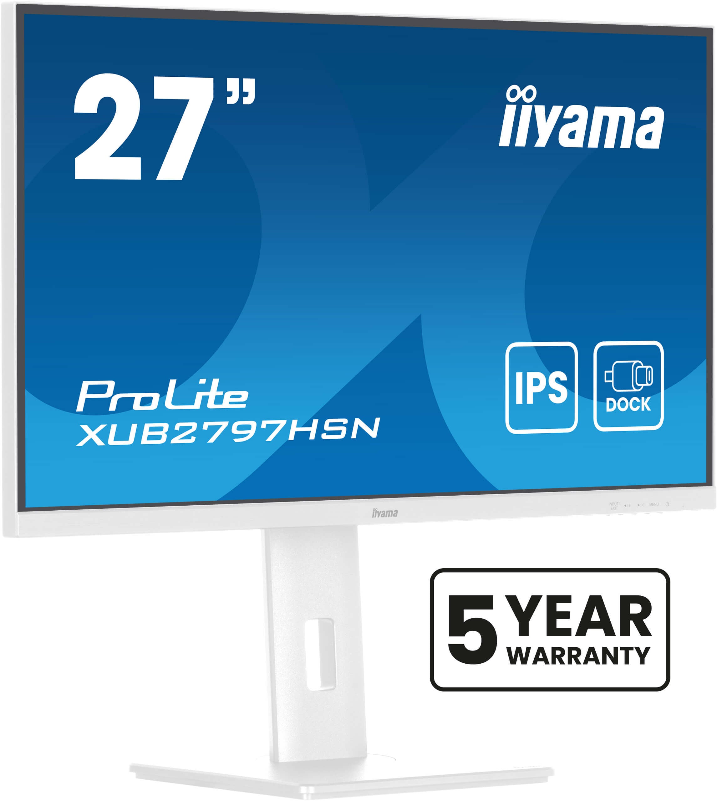 iiyama XUB2797HSN-W2 – 27", 1920 × 1080 (Full HD), IPS, 100 Hz, USB-C 65 W, LAN