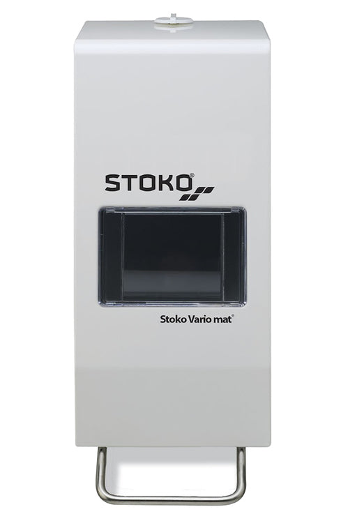 Deb Stoko Vario Seifenspender manuell – Wandmontage – 1000/2000 ml, Edelstahl
