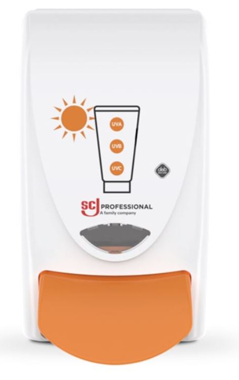 Deb Stoko PROLINE Seifenspender manuell – Wand – 1000 ml, weiss – für Stokoderm, Travabon