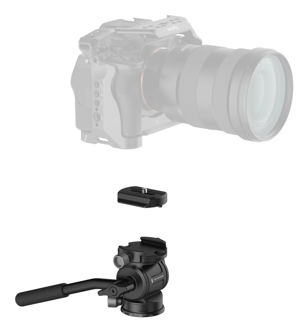 SmallRig CT150 Video-Stativ – bis 157 cm, Traglast 3 kg, 1/4" Gewinde