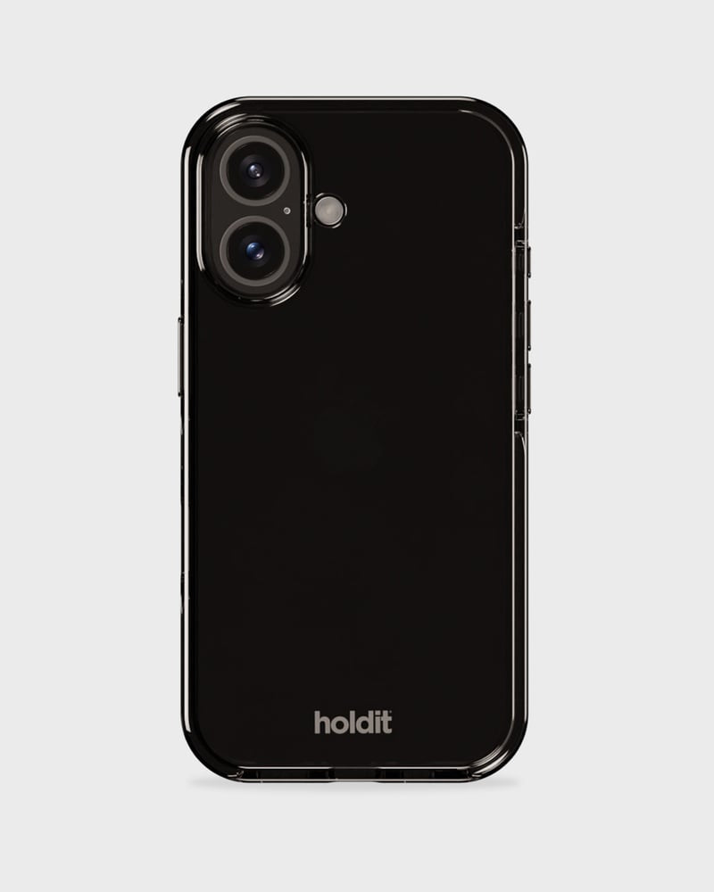 Holdit – Backcover – für Apple iPhone 16 – schwarz – TPU