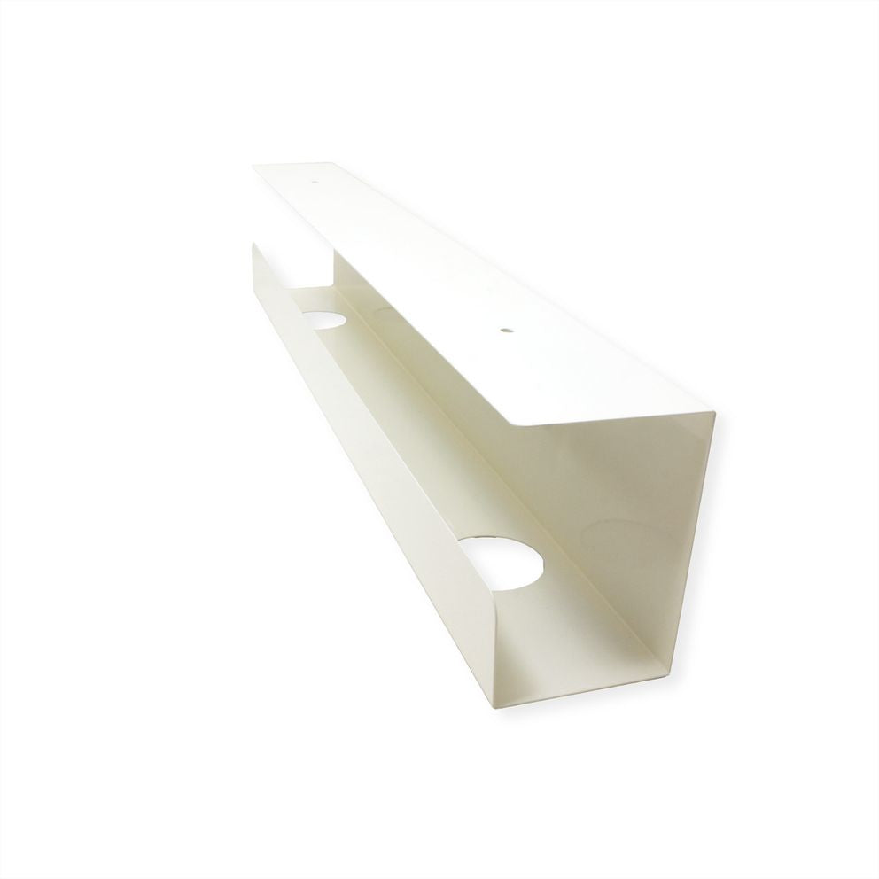 VALUE 17.99.1316 Untertisch-Kabelwanne – Weiss, horizontal