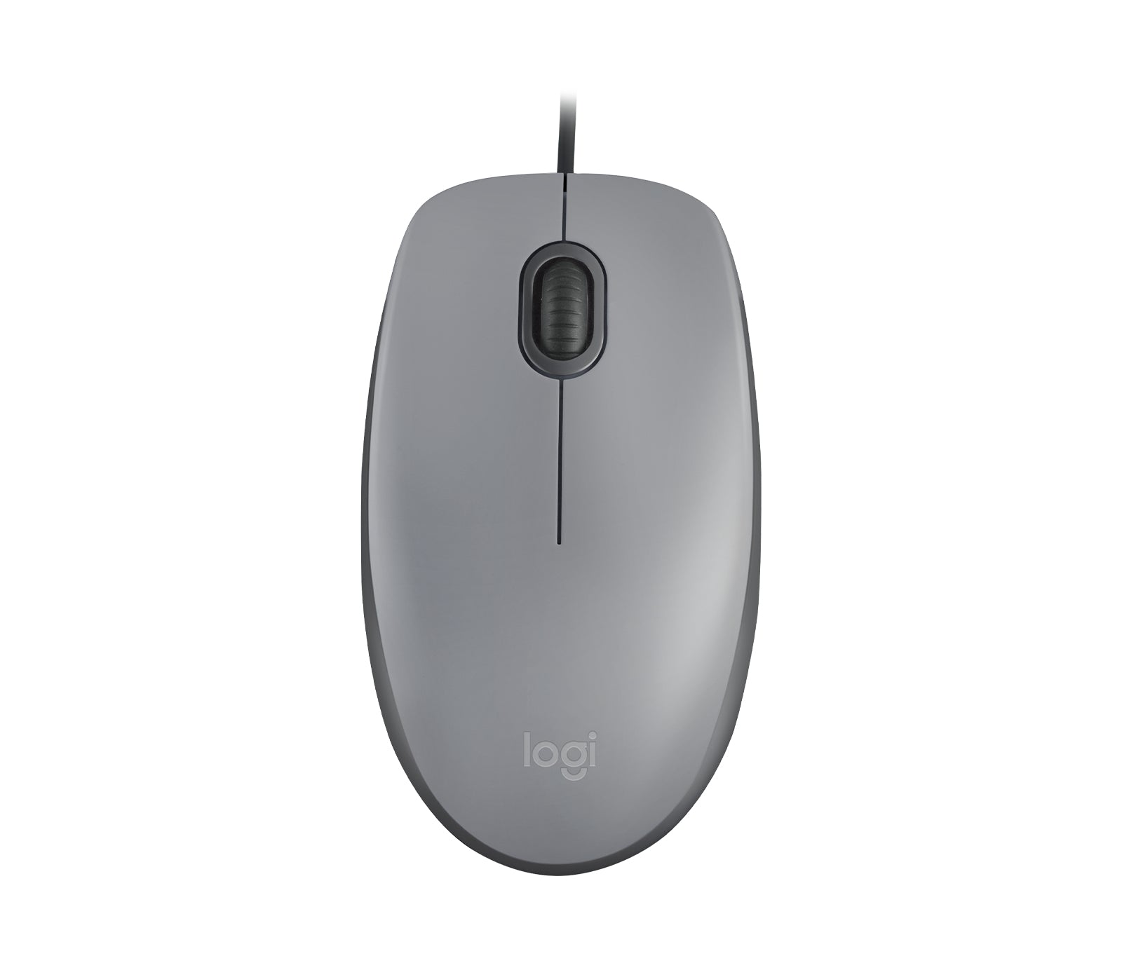 Logitech M110 Silent – Maus – Kabelgebunden (USB‑A), beidhändig, Graphit