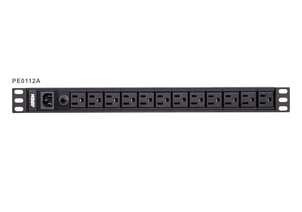ATEN PE0112G – Rack-PDU Basic, 12× IEC C13, 10 A, 3 m