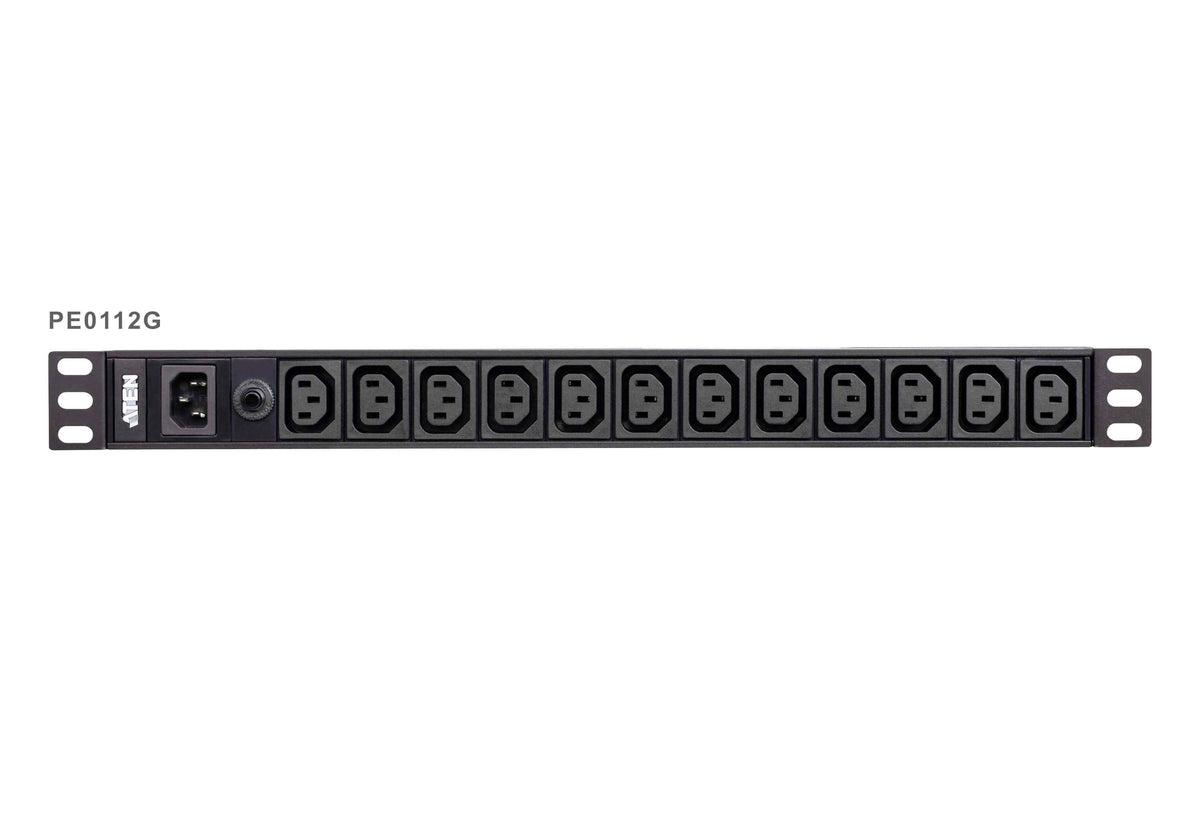 ATEN PE0112G – Rack-PDU Basic, 12× IEC C13, 10 A, 3 m