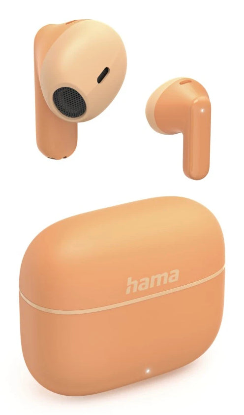 Hama Freedom Light II TWS In-Ear – mit Ladecase, Orange, BT 5.3