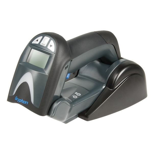 Datalogic Gryphon GM4200 – Barcodeleser – Funk (433 MHz) – mit Akku – Kit: Scanner + Ladestation + Kabel