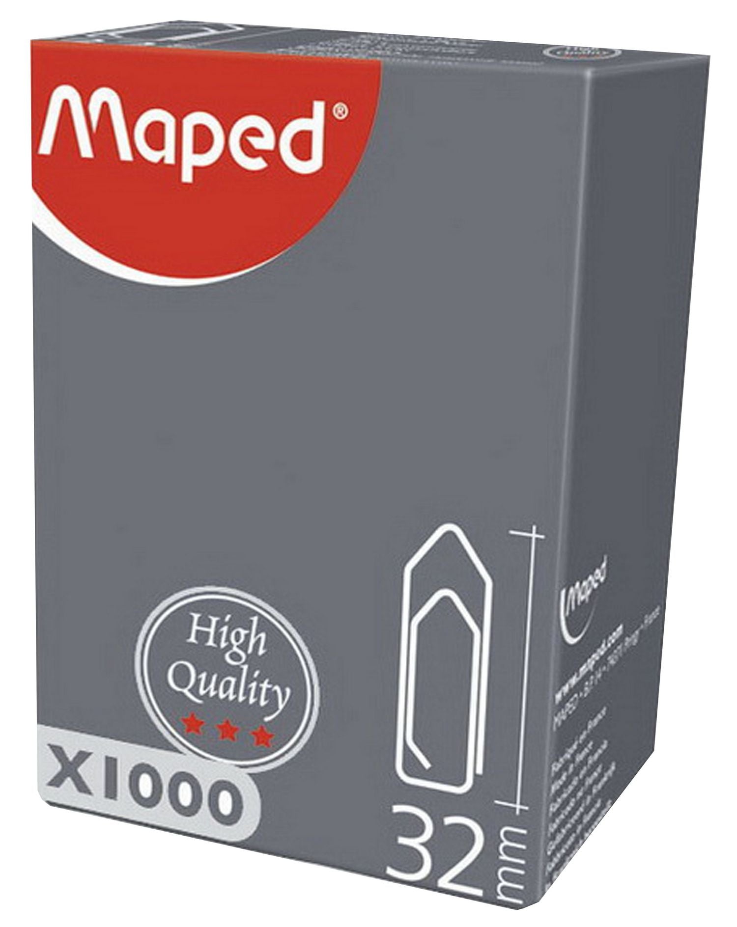 Maped Büroklammern 32 mm – Edelstahl – 1000 Stk.