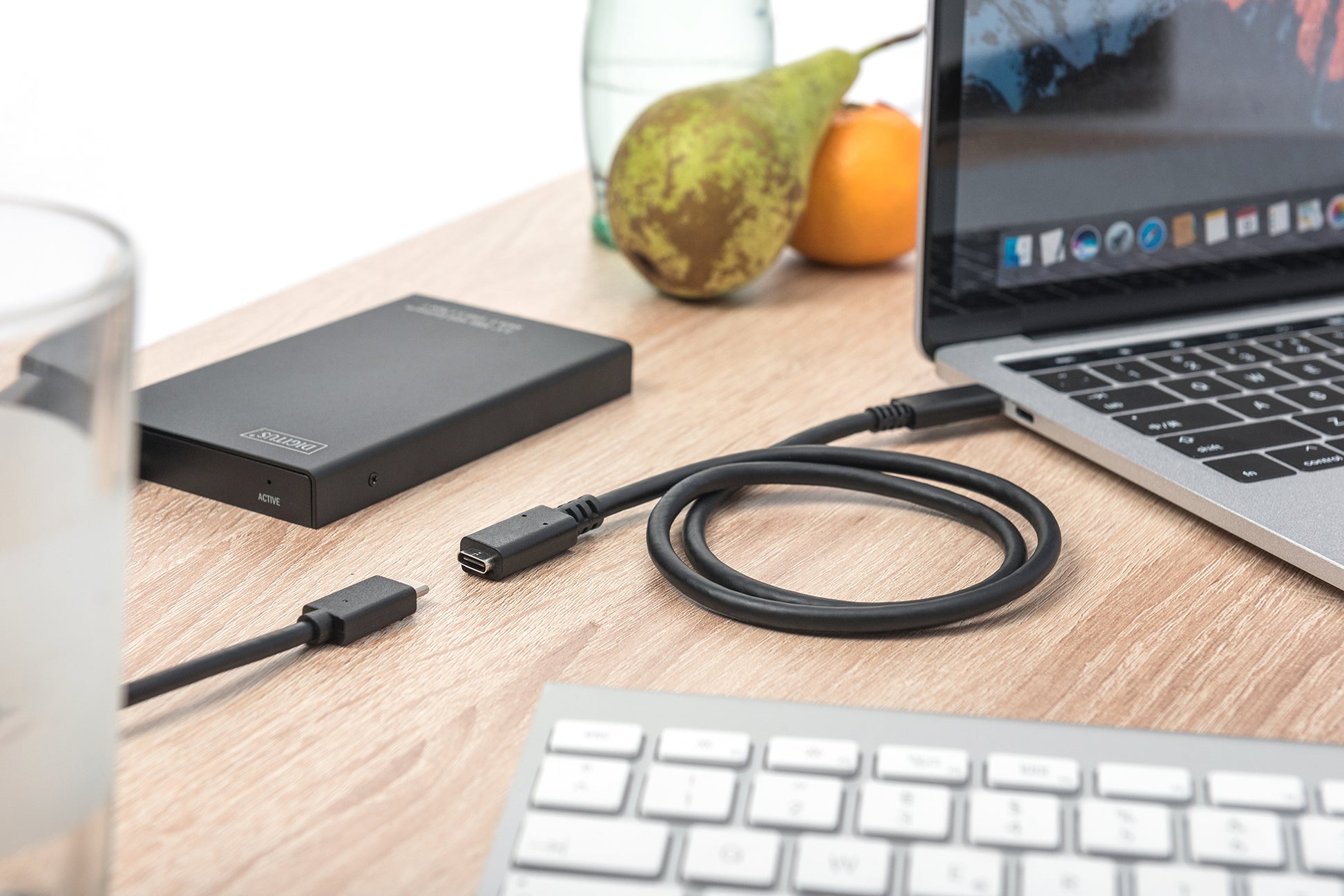 Digitus USB-Kabel, USB-C zu USB-C, 0,7 m, USB 3