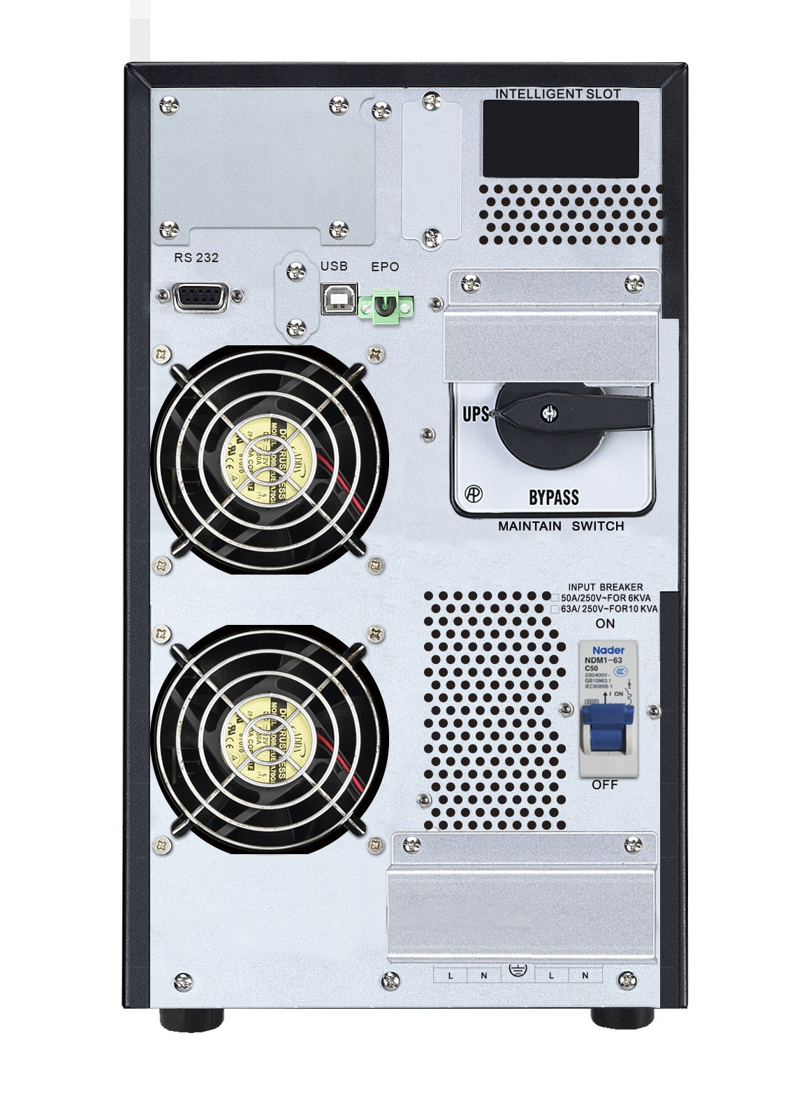 APC Easy UPS SRV USV 6 kVA/6000 W Online – Tower, festverdrahteter Ausgang (1P+N+E)