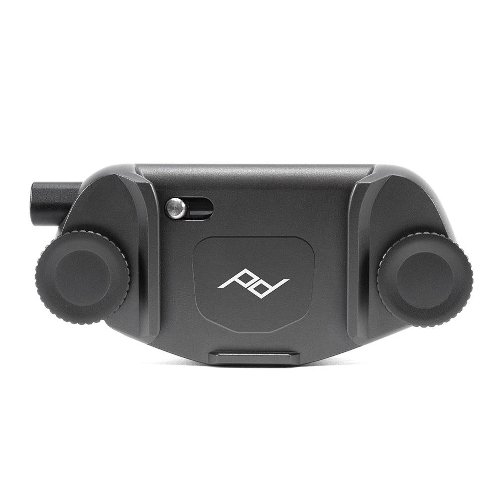 Peak Design CC-BK-3 Clip – Aluminium, Tragkraft 90 kg, 32 × 125 × 80 mm – Schwarz – 5er-Pack