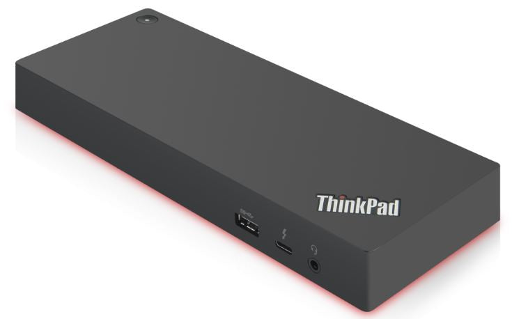 Lenovo 40AN0135DK Dockingstation – Thunderbolt 3, 2× DP, 2× HDMI, 5× USB-A, 135 W PD, GbE, 3,5 mm Audio