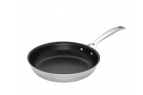 Le Creuset Fonduepfanne – Ø 24 cm, Edelstahl, Antihaftbeschichtung, für Induktion, Gas, Glaskeramik